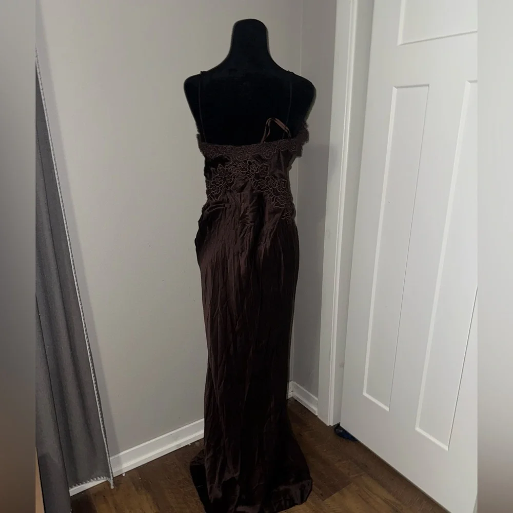 REBECCA VALLANCE Allegra silk maxi dress US 0 - Picture 4 of 10